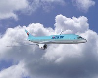 Korean Air разместила магазин на борту своего лайнера