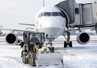 Из-за снегопада в аэропорту Борисполь задерживаются рейсы
