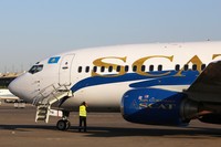 Новый рейс Киев-Шымкент выполнент только два рейса